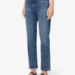 AGOLDE Stovepipe High-rise Stretch-organic-cotton And Rayon Blend Denim Jeans -Outlet Pique Style Store R04200438 CAPTIVATE ALT02