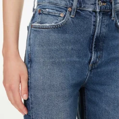 AGOLDE Stovepipe High-rise Stretch-organic-cotton And Rayon Blend Denim Jeans -Outlet Pique Style Store R04200438 CAPTIVATE ALT04