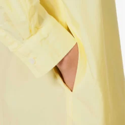 Chiara Dropped-shoulder Relaxed-fit Cotton Dress -Outlet Pique Style Store R04200822 LIMONCELLO ALT04