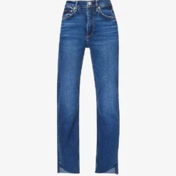 Rag & Bone Harlow Straight-leg Mid-rise Stretch-denim Jeans