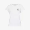 Rag & Bone Star Crossed Lovers Logo-embroidered Organic Cotton-jersey T-shirt