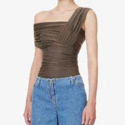 Tilson Ruched Stretch-woven Body -Outlet Pique Style Store R04203447 CINDER ALT02