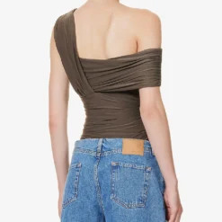 Tilson Ruched Stretch-woven Body -Outlet Pique Style Store R04203447 CINDER ALT03