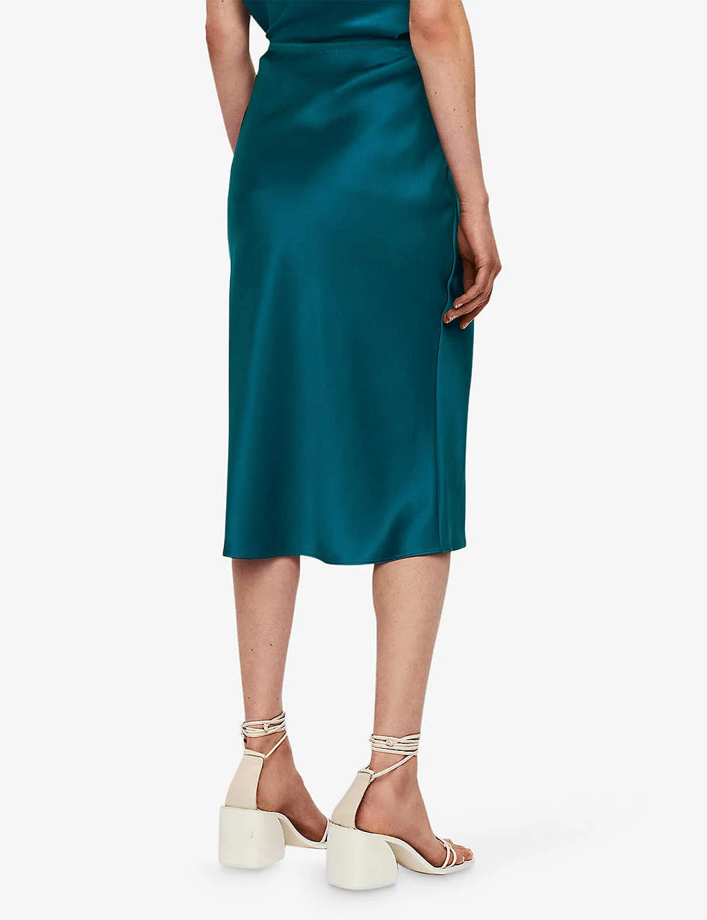 Joseph Isaak Slim-fit Silk Midi Skirt 3 Joseph Isaak Slim-fit Silk Midi Skirt - Image 3