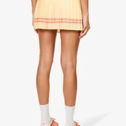 Serif Contrast-piping Stretch-woven Mini Skirt 8 Serif Contrast-piping Stretch-woven Mini Skirt -Outlet Pique Style Store R04205029 ALMOND ALT03