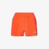 Logo-embroidered Mid-rise Cotton-terry Shorts