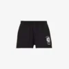 Hotel Disco Logo-print Mid-rise Cotton Shorts