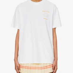 Sun Club Logo-print Regular-fit Cotton-jersey T-shirt 7 Sun Club Logo-print Regular-fit Cotton-jersey T-shirt -Outlet Pique Style Store R04205041 WHITE ALT02