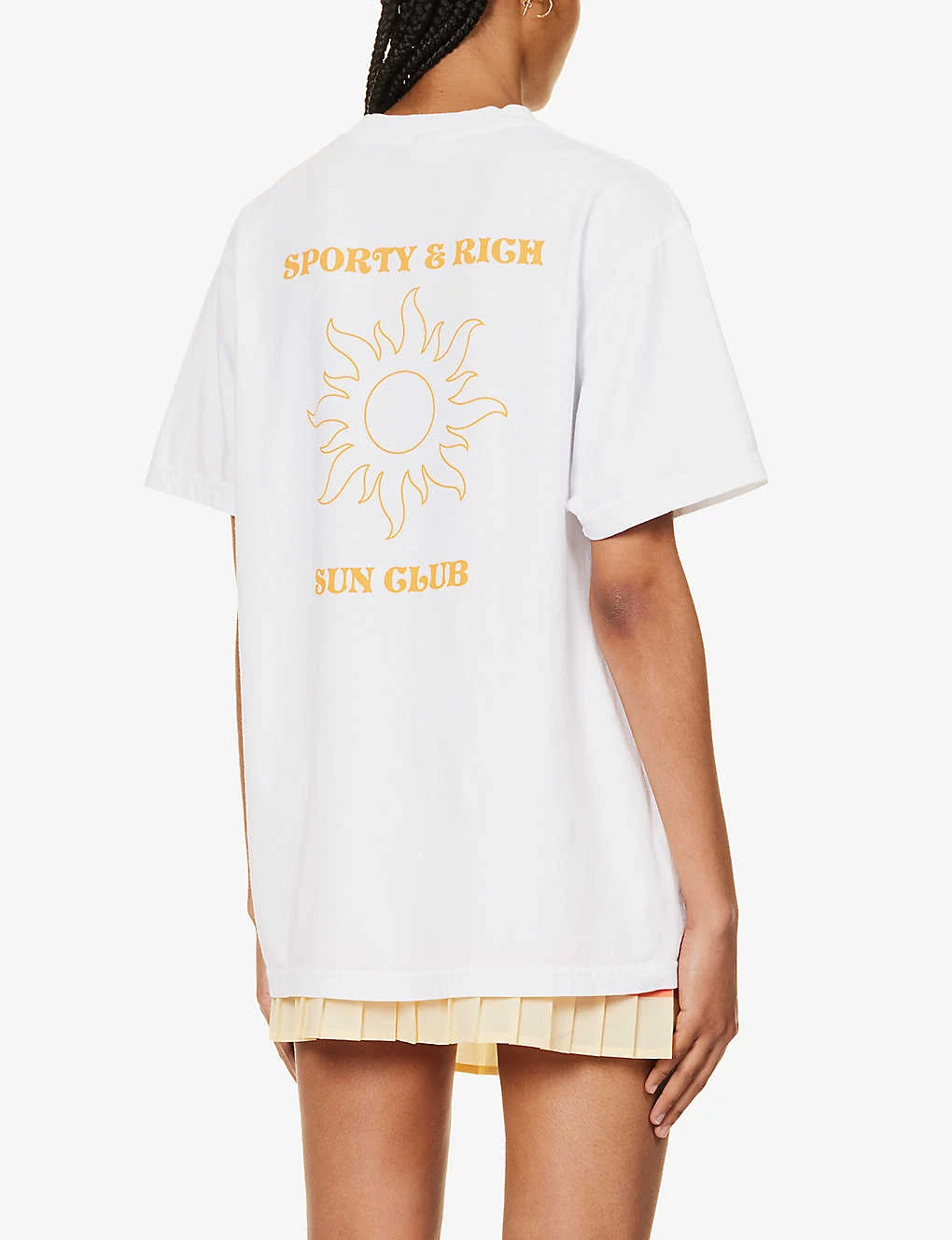 Sun Club Logo-print Regular-fit Cotton-jersey T-shirt 4 Sun Club Logo-print Regular-fit Cotton-jersey T-shirt - Image 4
