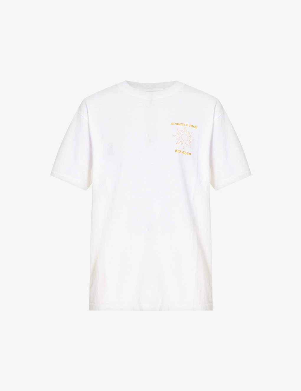 Sun Club Logo-print Regular-fit Cotton-jersey T-shirt 1 Sun Club Logo-print Regular-fit Cotton-jersey T-shirt