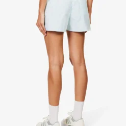 Oxford Striped Cotton Shorts -Outlet Pique Style Store R04205059 PARADISE ALT03