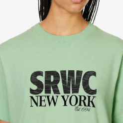 SRWC 94 Logo-print Cotton-jersey T-shirt -Outlet Pique Style Store R04205099 THYMEBLACK ALT04