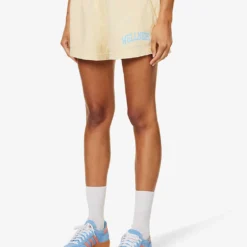 Wellness Ivy Disco Logo-print Cotton-jersey Shorts -Outlet Pique Style Store R04205109 ALMONDH2O ALT02