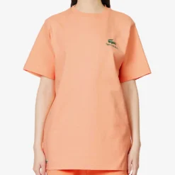 Lacoste X Sporty & Rich Play Brand-print Cotton-jersey T-shirt -Outlet Pique Style Store R04205199 RECIFAL ALT02