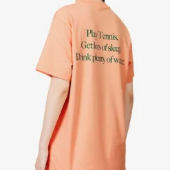 Lacoste X Sporty & Rich Play Brand-print Cotton-jersey T-shirt -Outlet Pique Style Store R04205199 RECIFAL ALT03