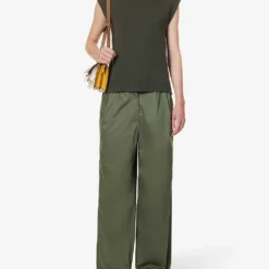 ME AND EM Turtle-neck Wool And Cashmere-blend Vest -Outlet Pique Style Store R04205690 INTENSEOLIVE ALT01