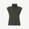 ME AND EM Turtle-neck Wool And Cashmere-blend Vest